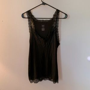Y2K Vintage Lace Layering Tank Top Size XXL